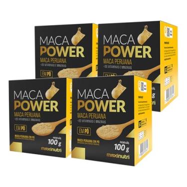 Imagem de Kit 4 Maca Peruana Power em Pó Enriquecida com Vitaminas e Minerais 100g Chikweb