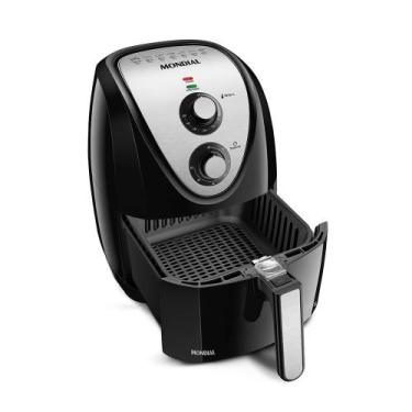 Imagem de Fritadeira Air Fryer 5 Litros AFN-50-BI Mondial, Preto e Inox, 220V