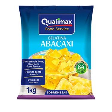 Imagem de Gelatina 1Kg Qualimax - Uso Profissional Alto Rendimento / Food Servic
