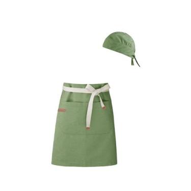 Imagem de Avental de Cintura Verde e Bandana Cafeteria Bar SPA Vegano - CASACHA