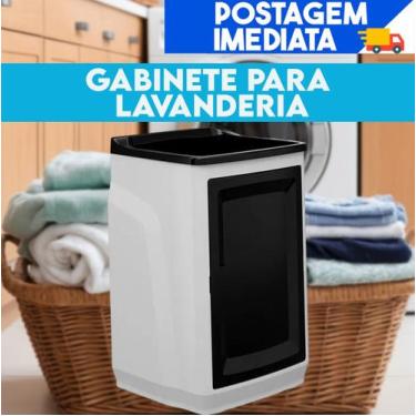 Imagem de Gabinete Com Tanque Astra Lavanderia Armário Plástico