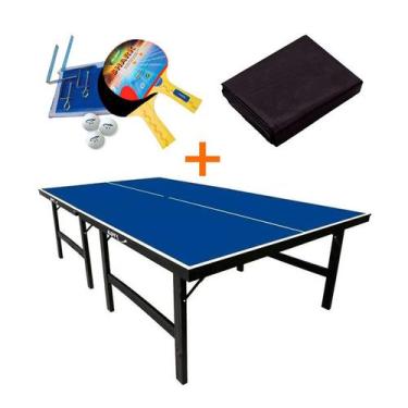 Imagem de MESA PING PONG ESPECIAL MDF 15mm KLOPF 1016 + KIT TÊNIS DE MESA - 5031
