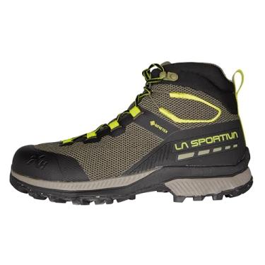 Imagem de La Sportiva Botas de caminhada masculinas TX Hike Mid GTX à prova d'água, Preto/Lime Punch, 10.5-11