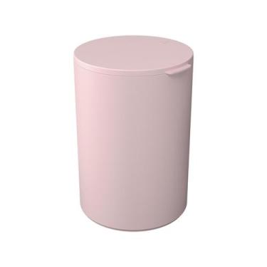 Imagem de Lixeira para Banheiro com Tampa 5 Litros Coza Serene Rosa Clay