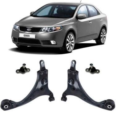 Imagem de Par de Bandeja Kia Cerato Ano 2009 a 2014 com Pivô Completo