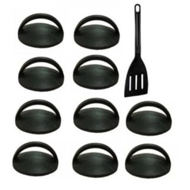 Imagem de Pomel Puxador Pegador Para Tampa De Panela Com Espátula - Heraa