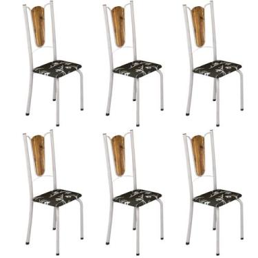 Imagem de Kit 6 Cadeiras Tubulares Júlia - Soma Móveis