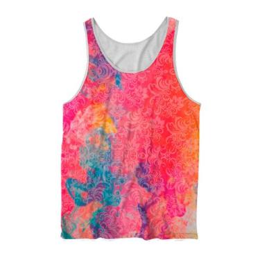 Imagem de Blusa Regata Masculina Estampa Florida Colorida Casual Moda - W2 STORE