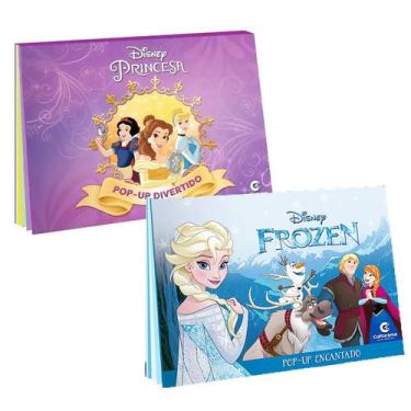 Imagem de Livro Infantil Pop Up Princesa Frozen Bela Cinderela Disney - Culturam