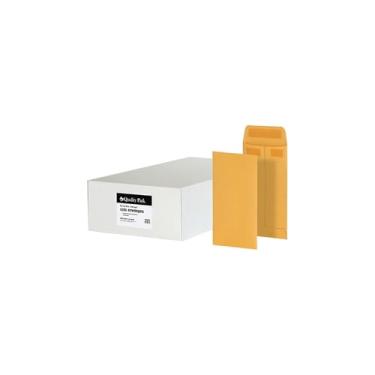 Imagem de Quality Park Envelopes de moedas e peças pequenas #7, autovedação, para casa, escritório, jardim, kraft marrom de 10 kg, 7,8 x 15,5 cm, 500/caixa (QUA50765)