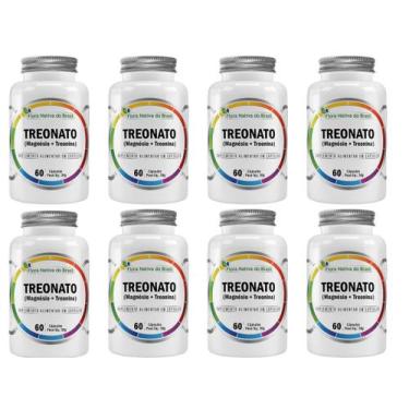 Imagem de Kit 15x Magnésio L Treonato Puro Concentrado 900 Cápsulas 600mg Flora 