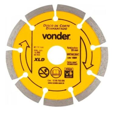 Imagem de Disco Diamantado 110x20mm V3 - VONDER, Cromado