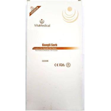 Imagem de Alginato de cálcio 10x20cm caixa com 10 unidades VitaMedical - Vita Me