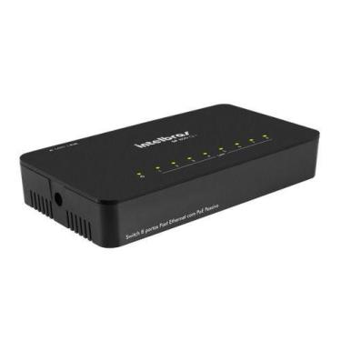 Imagem de Switch 8 Portas Fast Ethernet Poe Passivo Intelbras SF 800 Q+