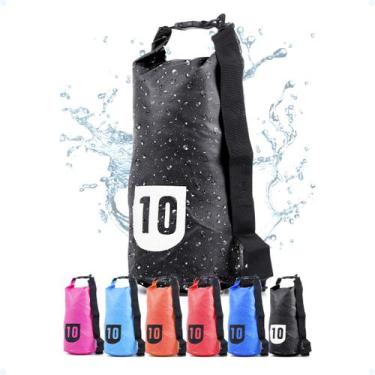 Imagem de Bolsa Impermeável Saco Estanque 10L Pvc Pesca Camping Praia - Hxt, Pre