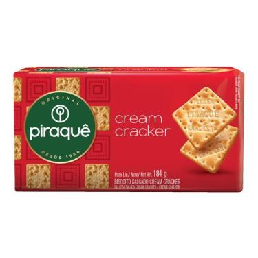 Imagem de Biscoito Cream Cracker Piraquê 184g, 1 unidade, Cream Cracker