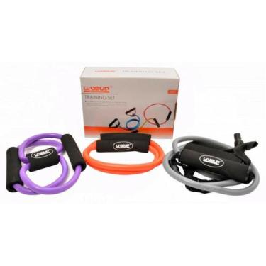 Imagem de Kit com 3 elásticos extensores multi função LiveUp - Live Up