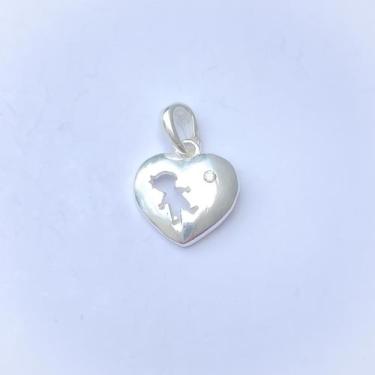 Imagem de Pingente Filhos no Coração Prata 925 - Atraktiva Joias, Menina