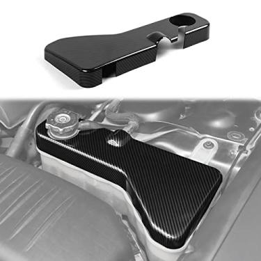 Imagem de JWWY Capa de compartimento de motor para tanque de refrigeração Challenger para Dodge Challenger Charger Chrysler 300c Acessórios 2011-2024+, preto fosco, 1 peça