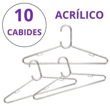 Imagem de KIT 10  Cabide adulto Titureiro De Luxo Executivo Reforçado Organizar 