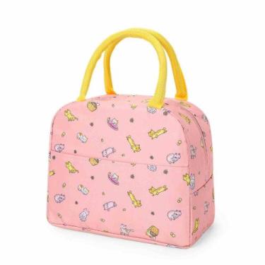 Imagem de Bolsa Térmica Com Alça Para Marmita Maquiagens Cosméticos Multiuso - A