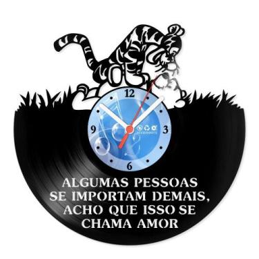 Imagem de Relógio De Parede Disco Vinil Diversos - Amor se Importar Demais - VDI