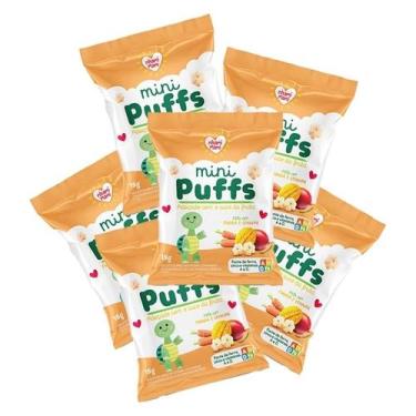 Imagem de MINI PUFFS MANGA E CENOURA 6x15g - NHAMI MAMI