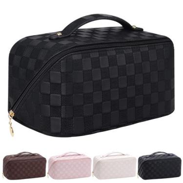 Imagem de Bolsa Organizadora Feminina Necessaire Viagem Maquiagem - Yepp, Preto