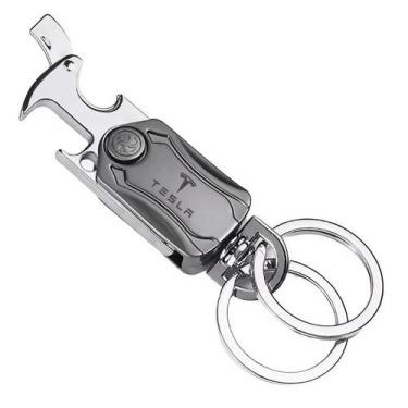 Imagem de Chaveiro de Metal Gravado a Laser Tesla Canivete Spinner  X - KEYCHAIN