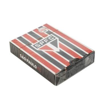 Imagem de Baralho Listrado São Paulo Plástico Oficial - Minas de Presentes