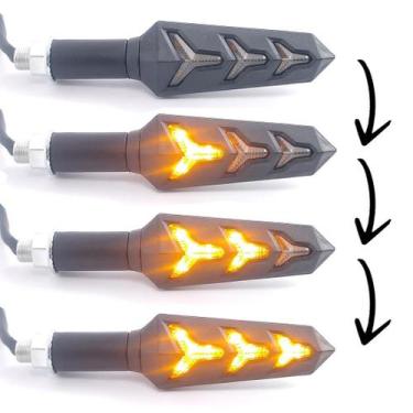 Imagem de 2 Pisca Led Seta Moto Cb300 Twister Fazer Xre Titan Xtz Bros - NoBrand