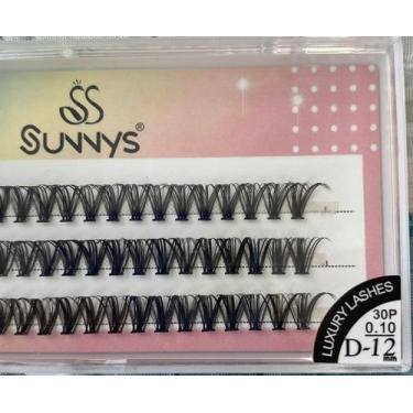 Imagem de Cílios Tufinho Sunnys 0.10 Luxo Alongamento e Extensão De Cílios Luxur