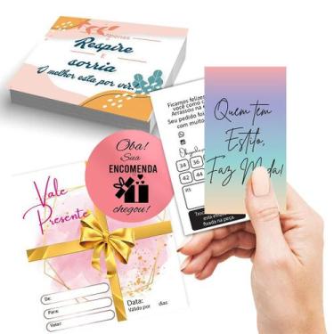 Imagem de Cartão Agradecimento + Tags + Cartão motivacional + adesivo - Teodoro 