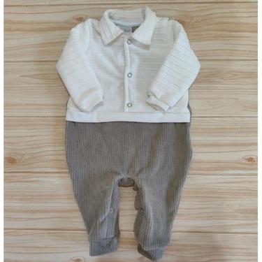 Imagem de Macacão De Bebê Menino Inverno Roupa Paraíso Moda Bebe-Masculino
