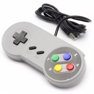 Imagem de Controle Super Snes Usb Para Pc, Notebook Video Games Retro - ATURN SH