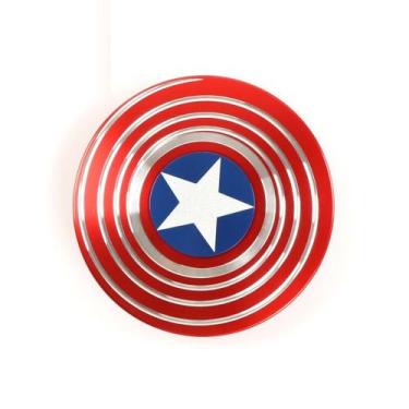 Imagem de Fidget Toy Hand Spinner Metal com Embalagem Capitão America - QG DOS  