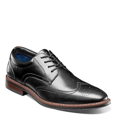 Imagem de Nunn Bush Sapato Oxford masculino Centro Flex Wingtip, Preto, 40
