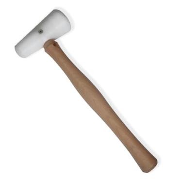 Imagem de Megacast Martelo de nylon com revestimento abobadado, ferramenta profissional de martelo de madeira para formar e moldar metais, fabricação de joias