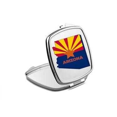 Imagem de SpreadPassion Espelho compacto Arizona, amante de presente do Arizona, espelho fotográfico do Arizona, espelho de maquiagem de viagem pequeno espelho portátil, espelho de bolso portátil, ideia de