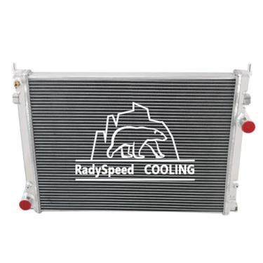 Imagem de RadySpeed 3 fileiras para radiador compatível com 2009-2018 2017 16 Dodge Charger Chanllenger 3.6L 5.7L V6 V8, radiador de substituição, radiador de alumínio, radiadores