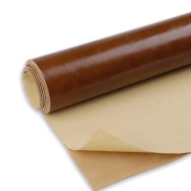 Imagem de Couro autoadesivo Tecido De Couro Autoadesivo Para Reparo Kit De Reparo De Sofá De Couro Remendo De Sofá De Couro De Forte Adesão, Remendos De Couro Reestofados Para Móveis, Cadeiras De Sofá, Assento