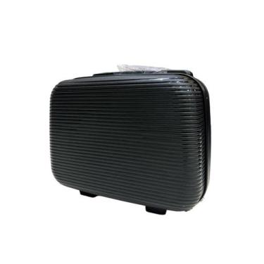 Imagem de Frasqueira Necessaire Polipropileno Inquebrável Preta - Ultra Leve