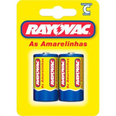 Imagem de Pilha Rayovac Amarela, Media  C/2