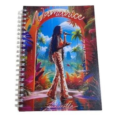 Imagem de Caderno Artista Ludmilla Numanice Wire-o Capa Dura Universitário De Fã