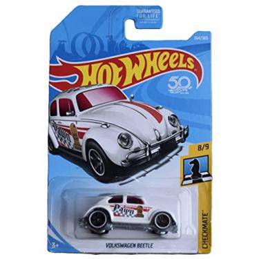 Imagem de Hot Wheels Volkswagen Beetle, Checkmate 8/9, White