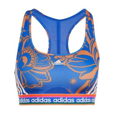 Imagem de Top Médio Suporte adidas x FARM Rio Adidas-Feminino