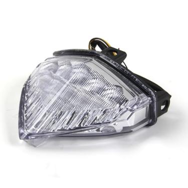 Imagem de Lanterna traseira de LED transparente compatível com Honda CB1000R 2008-2014, CBR600F 2012-2014, CB500F CBR500R 2013-2014, CB500X 2014, acessórios integrados para motocicletas