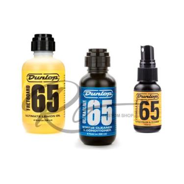 Imagem de Kit manutenção guitarra baixo dunlop escala corda e corpo 6