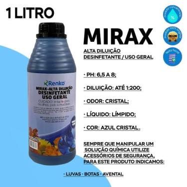Imagem de Mirax desinf alta diluicao cristal 1l renko, MIRAX DESINF ALTA DILUICA