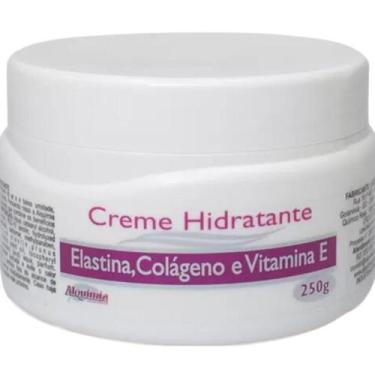 Imagem de Creme Hidratante Alquimia Elastina Colágeno e Vitamina E Pote 250g
